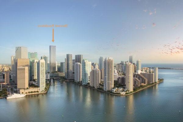 Rendering of Brickell温泉 Skyline with 百家乐住宅